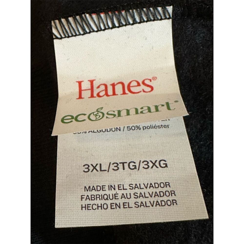 Hanes Women's 3XL Black EcoSmart Sweatpants Casual Relaxed Fit - Picture 4 of 5